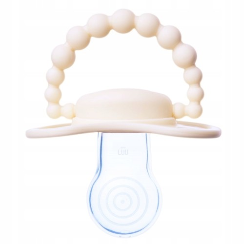 Smoczek pozycjonujący LUU Kids American Cream 6m+
