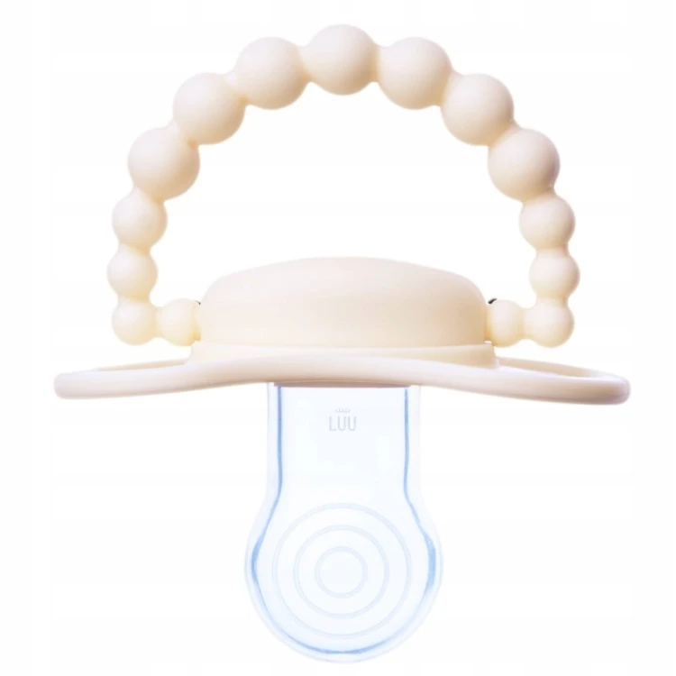 Smoczek pozycjonujący LUU Kids American Cream 3-6m