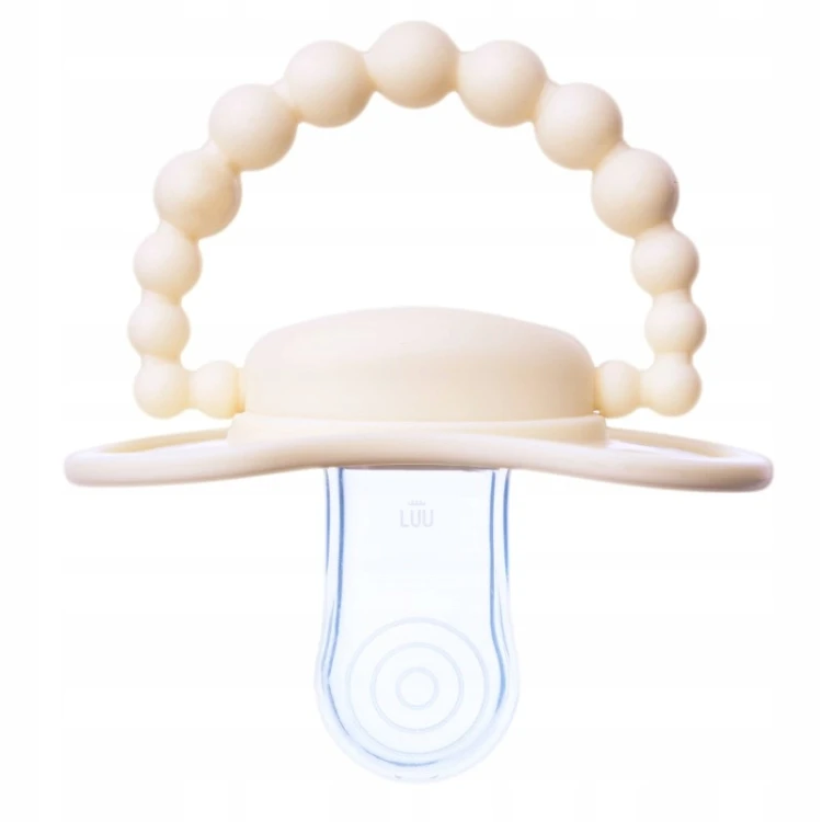 Smoczek pozycjonujący LUU Kids American Cream 0-3m