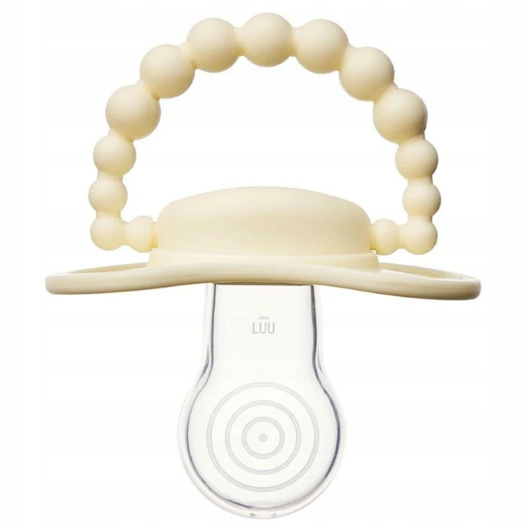 Smoczek pozycjonujący LUU Kids Creamy Lemon 6m+