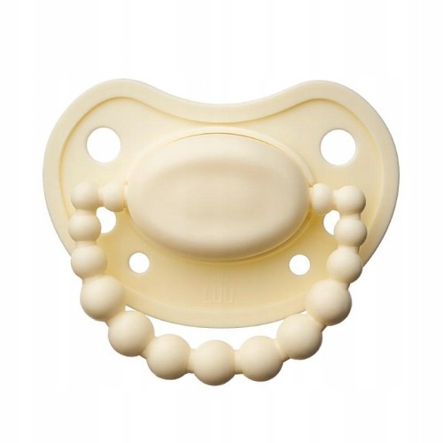 Smoczek pozycjonujący LUU Kids Creamy Lemon 3-6m
