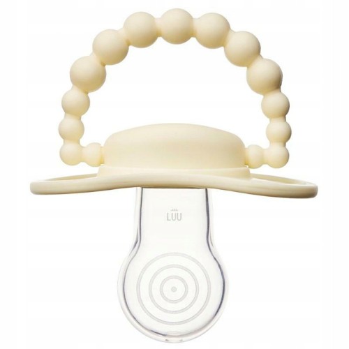 Smoczek pozycjonujący LUU Kids Creamy Lemon 3-6m