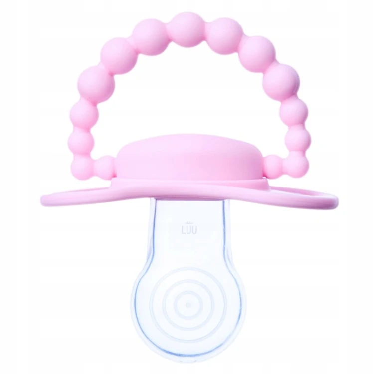 Smoczek pozycjonujący LUU Kids Pink A Boo 6m+