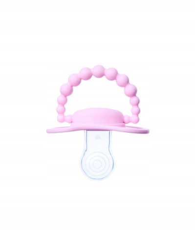 Smoczek pozycjonujący LUU Kids Pink A Boo 3-6m