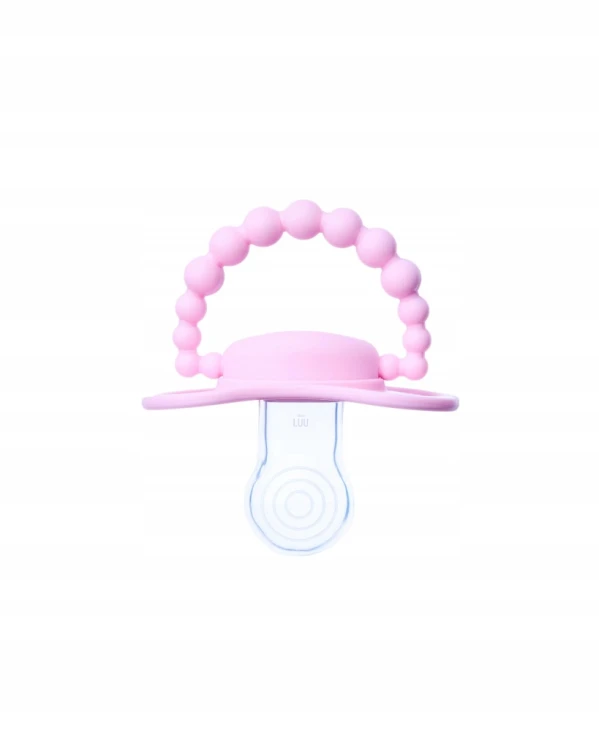 Smoczek pozycjonujący LUU Kids Pink A Boo 3-6m