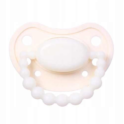 Świecący w ciemności smoczek LUU Kids American Cream Glow 3-6m
