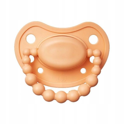 Smoczek pozycjonujący LUU Kids Summer Apricot 0-3m