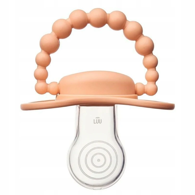 Smoczek pozycjonujący LUU Kids Summer Apricot 0-3m