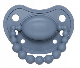 Smoczek pozycjonujący LUU Kids Cloudy Blue m+