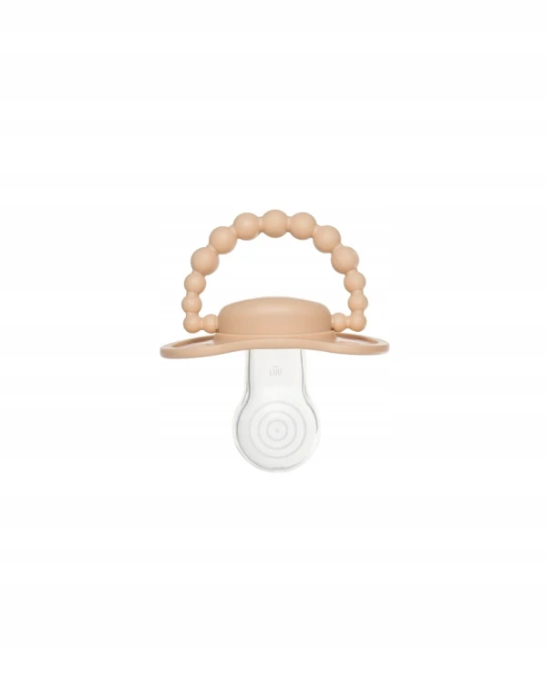 Smoczek pozycjonujący LUU Kids Cookie Beige 3-6m