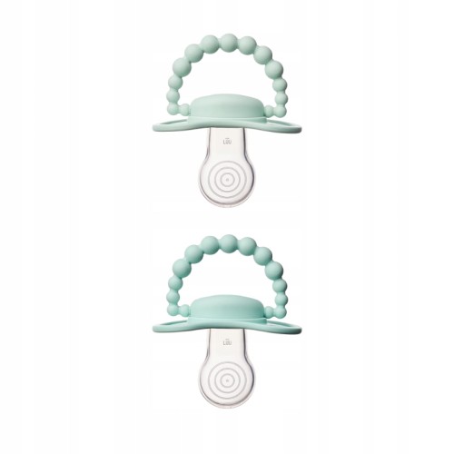 Zestaw smoczków LUU Kids Frozen Sage i Vivid Mint 0-3m