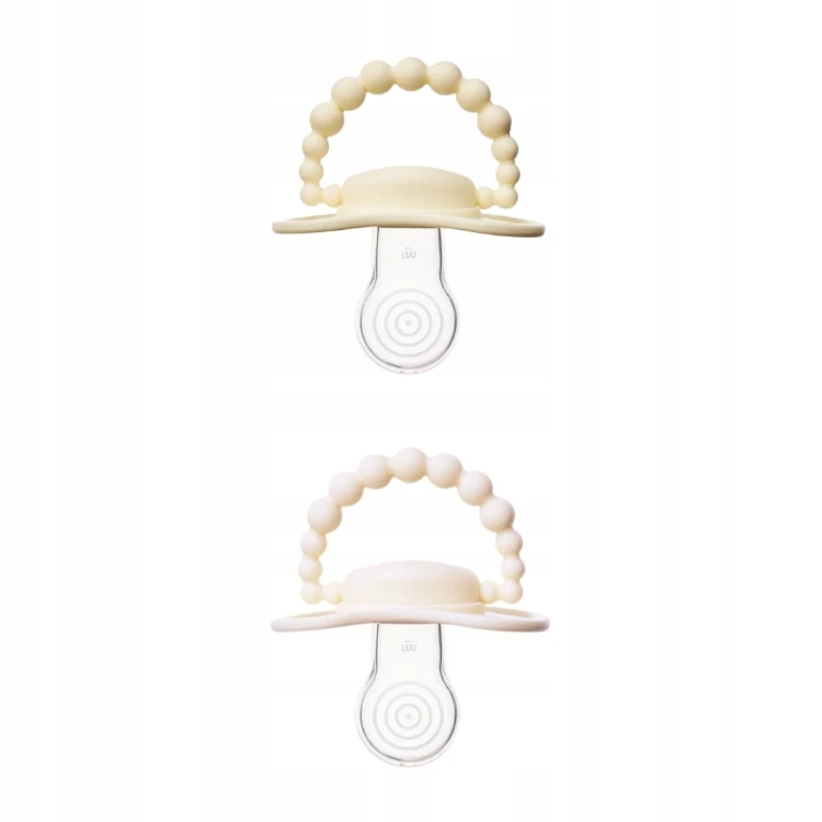 Zestaw smoczków LUU Kids Creamy Lemon i American Cream 0-3m