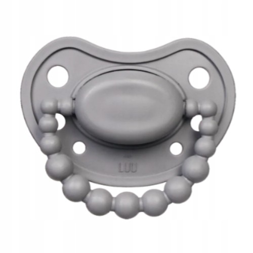 Smoczek pozycjonujący LUU Kids Lovely Gray 3-6m