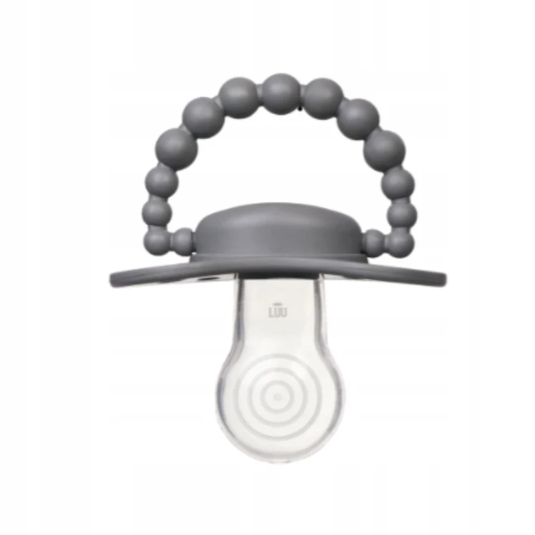 Smoczek pozycjonujący LUU Kids Lovely Gray 3-6m