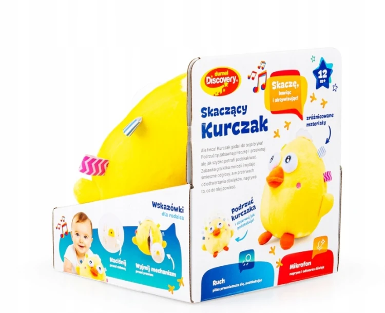 Pluszak interaktywny Dumel Skaczący kurczak