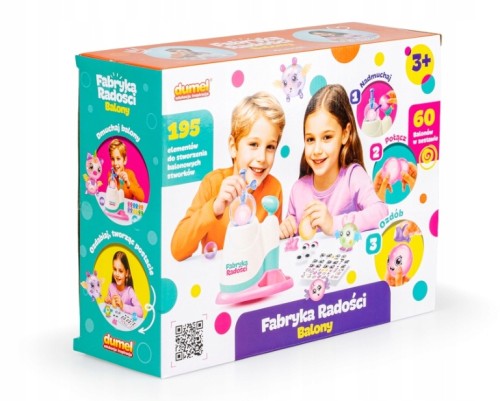 DUMEL FABRYKA RADOŚCI BALONY 195 EL KREATYWNA ZABAWKA DLA DZIECKA 3 LATA+