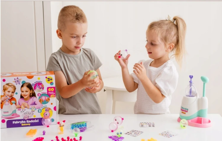 DUMEL FABRYKA RADOŚCI BALONY 195 EL KREATYWNA ZABAWKA DLA DZIECKA 3 LATA+
