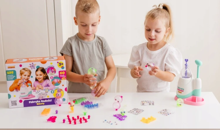DUMEL FABRYKA RADOŚCI BALONY 195 EL KREATYWNA ZABAWKA DLA DZIECKA 3 LATA+