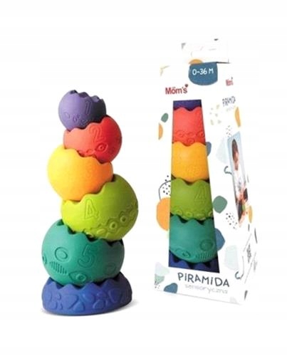 Piramida sensoryczna pastelowa