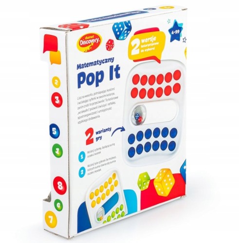 Dumel Discovery MATEMATYCZNY POP IT Zabawka Edukac