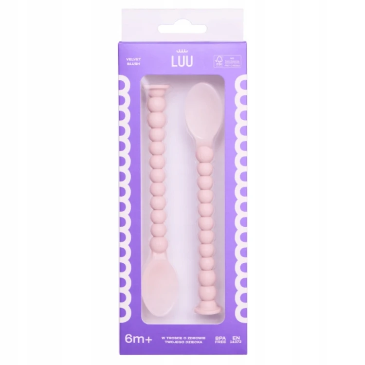 Zestaw Łyżek do Karmienia Velvet Blush