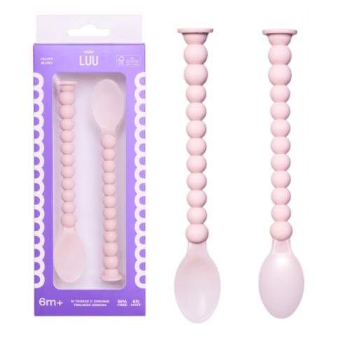 Zestaw Łyżek do Karmienia Velvet Blush